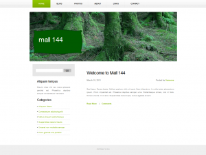 Webbdesign hemsida template - ny hemsidemall