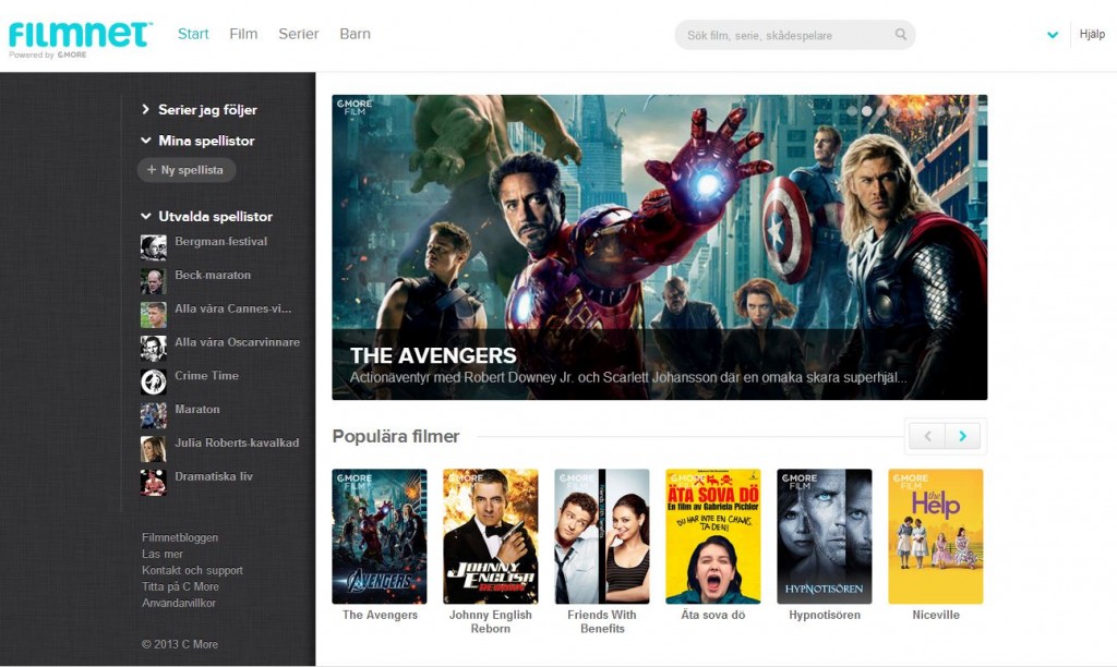 Filmnet lanserar ny sökmotor - Se filmer på nätet - streama filmer