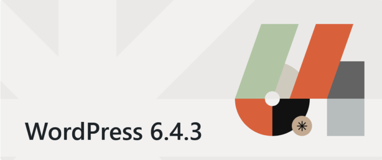 Wordpress 6.4.3 ute nu!