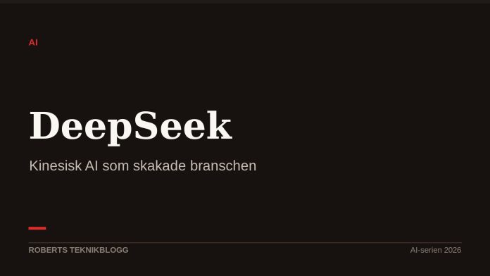 DeepSeek – kinesisk AI-modell